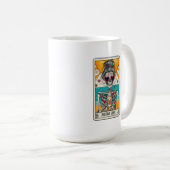 Mama Life Skeleton Tarot Card Kaffeekarte Tasse (VorderseiteRechts)