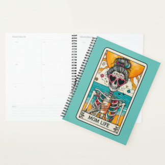 Mama Life Skeleton Tarot Card Planner Planer