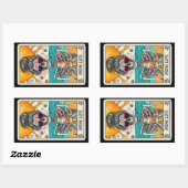Mama Life Skeleton Tarot Card Stickers (Blatt)
