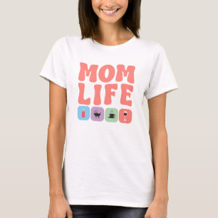 Mama Life SVG PNG, Mama svg, Mama svg, farbenfrohe T-Shirt