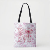 Mama Light Pink Chinoiserie Große Schulter Tasche (Vorderseite)