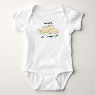 MAMA LIL' COWBOY BABY STRAMPLER