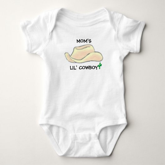 MAMA LIL' COWBOY BABY STRAMPLER (Vorderseite)