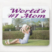Mama lila Foto Mousepad (Vorne)