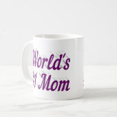 Mama lila Halbtext-Tasse Kaffeetasse (Vorderseite Links)