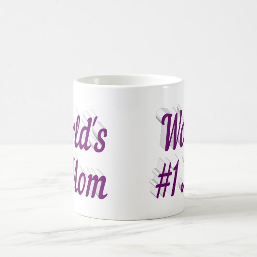 Mama lila Halbtext-Tasse Kaffeetasse (Mittel)