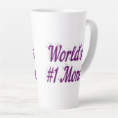 Mama lila Text Milchtasse (Rechte Ecke)