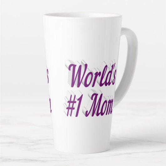 Mama lila Text Milchtasse (Rechte Ecke)