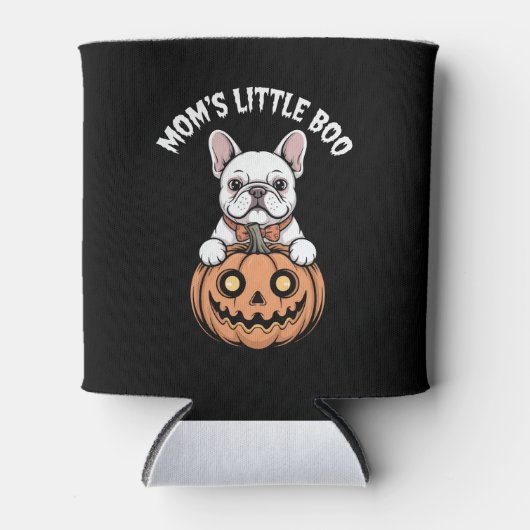 Mama Little Boo French Bulldog Hallowen Dosenkühler (Vorderseite)