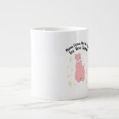 Mama Llama hat keine Zeit für Ihr Drama Jumbo-Tasse (Vorderseite)