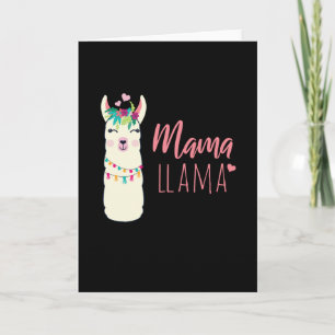 Mama Llama Kawaii Alpaca Geschenk für Mama Karte