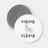 Mama Llama Mama Magnet (Vorderseite/Rückseite)
