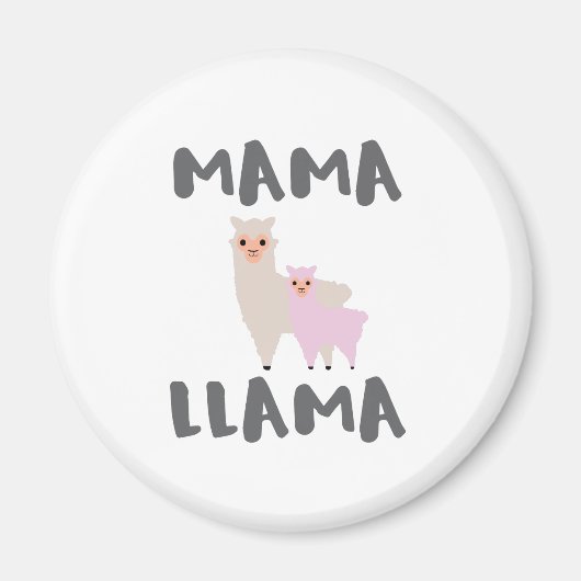 Mama Llama Mama Magnet (Vorne)