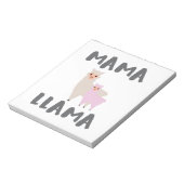 Mama Llama Mama Notizblock (Rotiert)