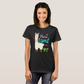 Mama Llama Mother's Day Women Mom Birthday T-Shirt (Vorne ganz)