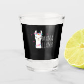 Mama Llama Schnapsglas (Vorderseite)