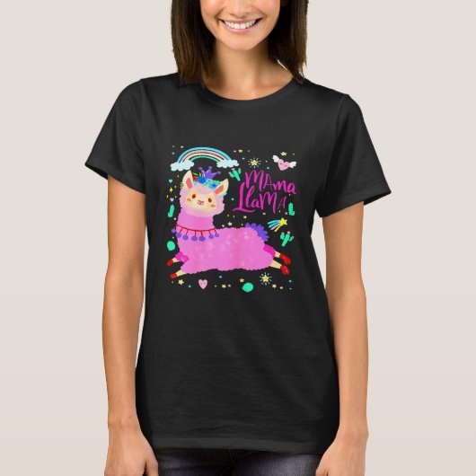Mama Llama T-Shirt (Vorderseite)