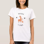 Mama Llama T-Shirt (Vorderseite)