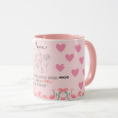 Mama Love Mug – Heartwarming Mother and Baby Tasse (VorderseiteRechts)