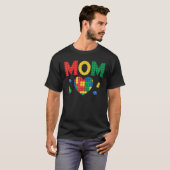 Mama Lover Master Builder Gebäude Bricks Blocks Mo T-Shirt (Vorne ganz)