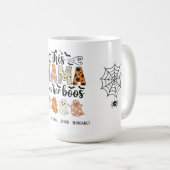 Mama Loves Her Boos Spooky Personalized Halloween Kaffeetasse (VorderseiteRechts)