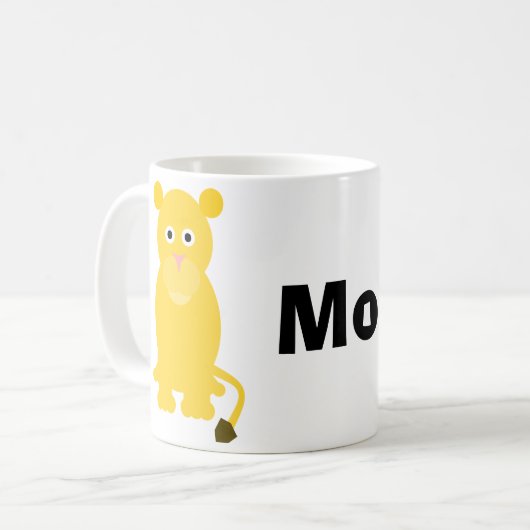 Mama-Löwe-Tasse Kaffeetasse (Vorderseite Links)