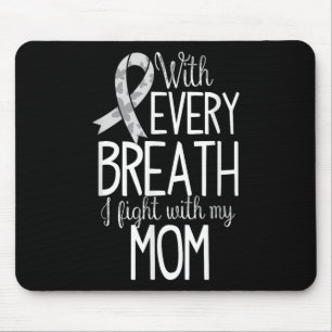 Mama Lungenkrebs Bewusstsein T Shirt Frauen Männer Mousepad
