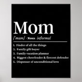 Mama lustige Definition Poster (Vorne)
