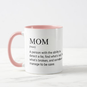 Mama Lustige Liebe Mutter Definition Tasse