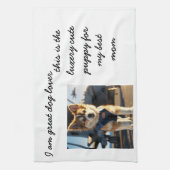 Mama Luxus Welpe Template Küchenhandtücher Geschirrtuch (Vertikal)