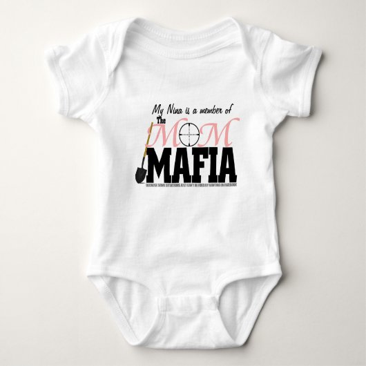 Mama-Mafia Säuglings-Strampler "meiner Nina" Baby Strampler (Vorderseite)