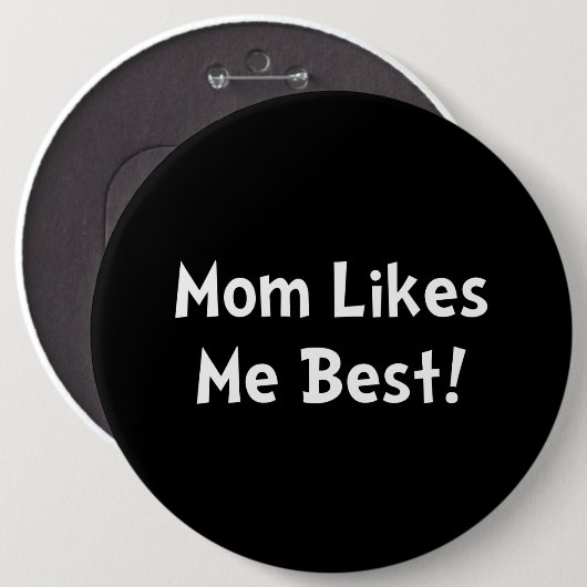 Mama mag mich Bestes Button (Vorne & Hinten)
