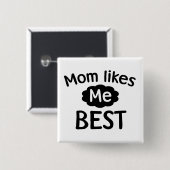 Mama mag mich Bestes Button (Vorne & Hinten)