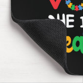Mama Mama Autistic Autism Awareness Montag Mousepad (Ecke)