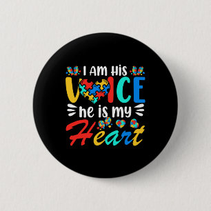 Mama Mama Autistic Autists Awareness Montag Jungs  Button