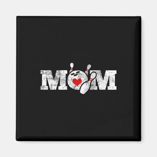 Mama Mama Bowling Sports Magnet (Vorne)