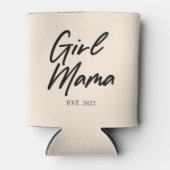 Mama Mama Custom Est Year Minimal Mama Mother Momm Dosenkühler (Vorderseite)