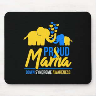Mama Mama Down Syndrome Awareness Day Niedlich Ele Mousepad
