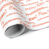 Mama! Mama! Funny Mother's Day Gift Wrapping Paper Geschenkpapier (Rolleneckpunkt)