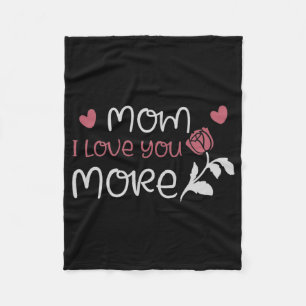 Mama - Mama I Liebe Sie mehr Fleecedecke