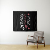 Mama - Mama I Liebe Sie mehr Wandteppich (Beispiel (Horizontal))