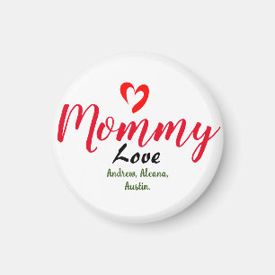 Mama-Mama-Kindernamen personalisieren benutzerdefi Magnet