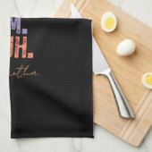 Mama. Mama. Mama. Bruh Geschirrtuch (Viertel Falte)