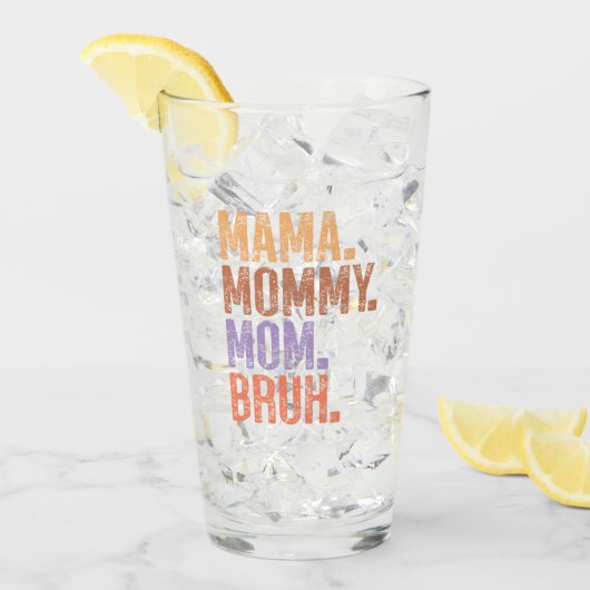 Mama. Mama. Mama. Bruh Glas (Vorderseite Ice)