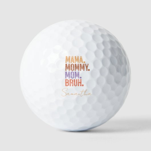 Mama. Mama. Mama. Bruh Golfball (Vorderseite)
