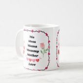Mama, Mama, Mama, Mama, Mutter, Mutter auf a Kaffeetasse (Vorderseite Links)