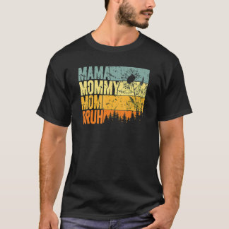 Mama Mama Mommy Bruh Retro Mommy und Me Boy Mama L T-Shirt
