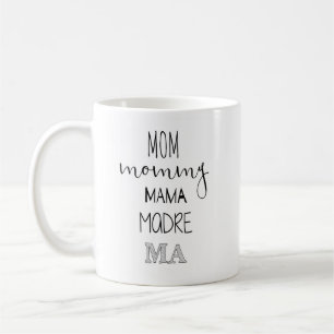 Mama-Mama-Mutter Madre Ma Mug Kaffeetasse