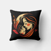 Mama | MAMA | Muttertag | Mutterschaft Kissen (Rückseite)