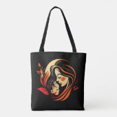 Mama | MAMA | Muttertag | Mutterschafts-Totbeutel Tasche (Rückseite)